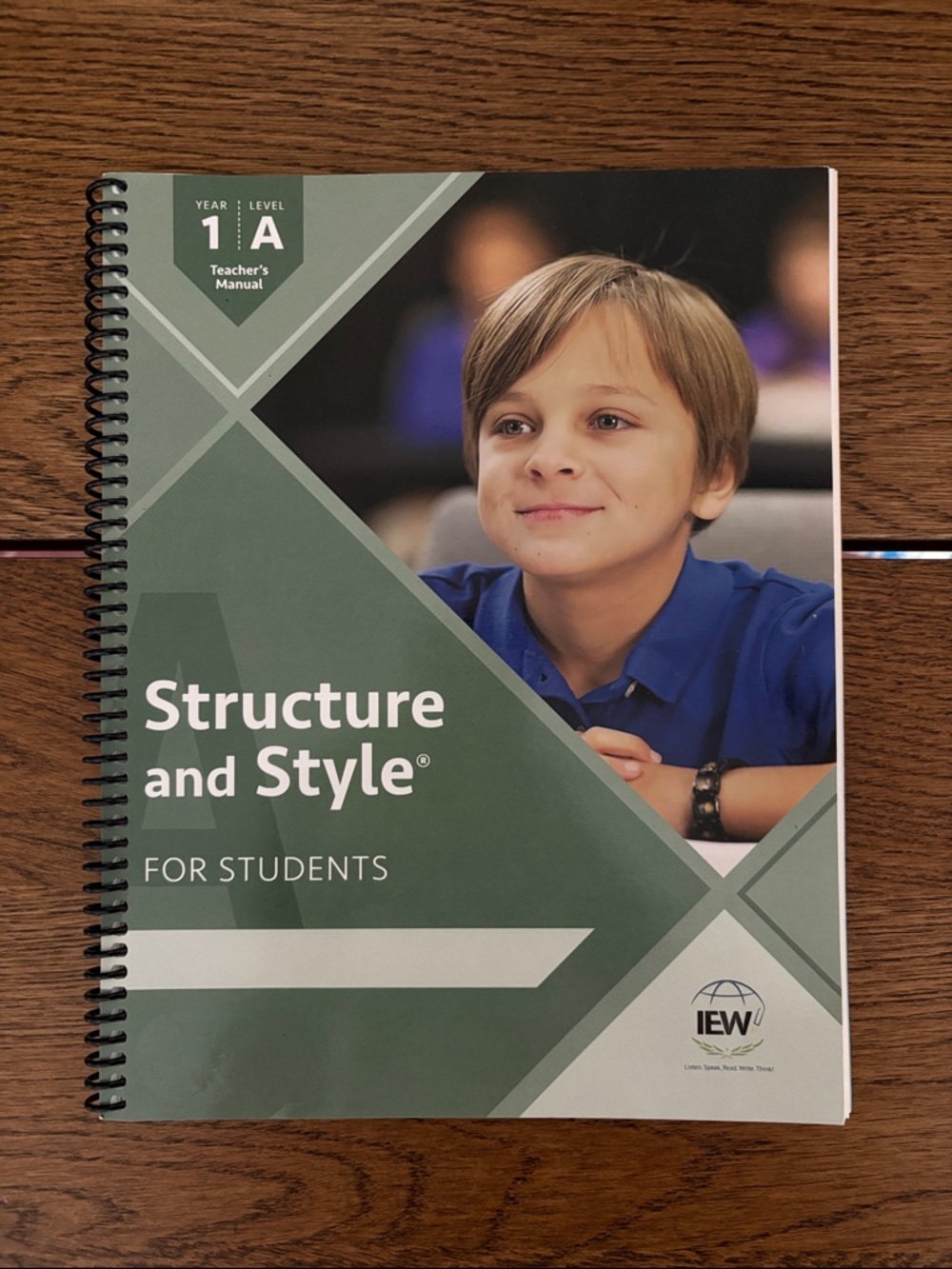 Like-new IEW Structure and Style® for Students: Year 1 Level A Teacher’s Manual